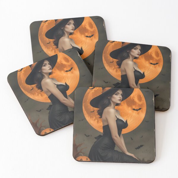 Item preview, Halloween Young Sexy Beautiful Witch designed and sold by JoyPhotoArt.