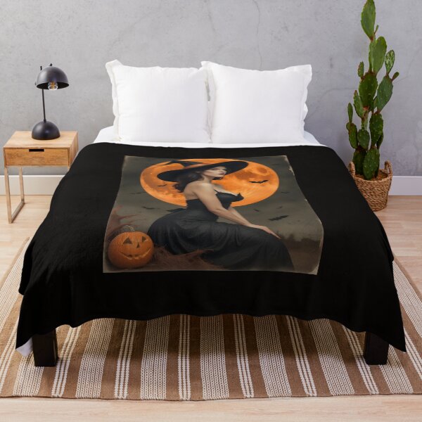 Item preview, Halloween Young Sexy Beautiful Witch designed and sold by JoyPhotoArt.