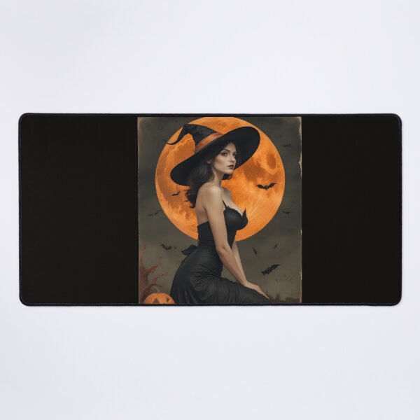 Item preview, Halloween Young Sexy Beautiful Witch designed and sold by JoyPhotoArt.
