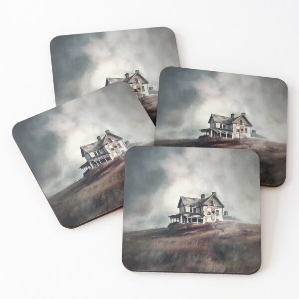 Item preview, Fog on the Hill Farmhouse designed and sold by Christina Brunton Art.