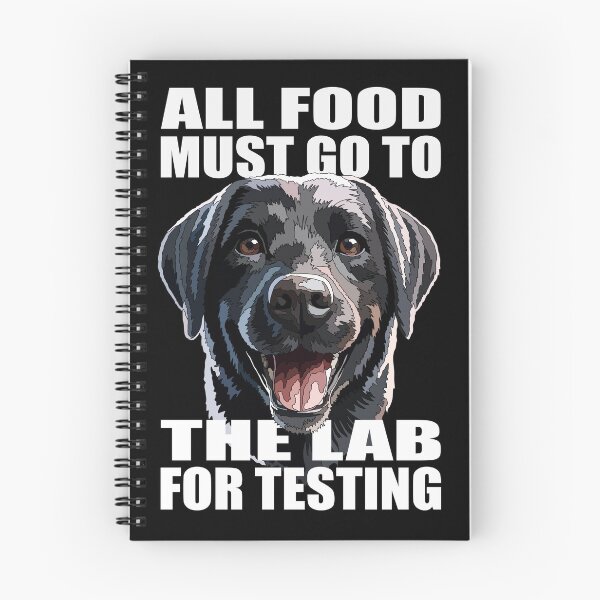 Item preview, Funny Black Labrador The Lab Food designed and sold by Just-Arts-4U.