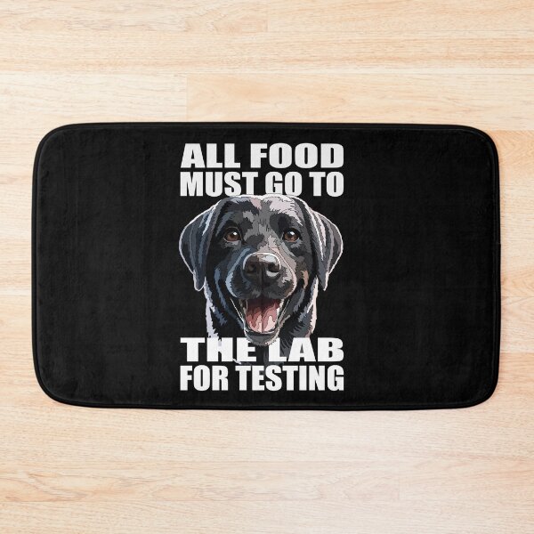 Item preview, Funny Black Labrador The Lab Food designed and sold by Just-Arts-4U.