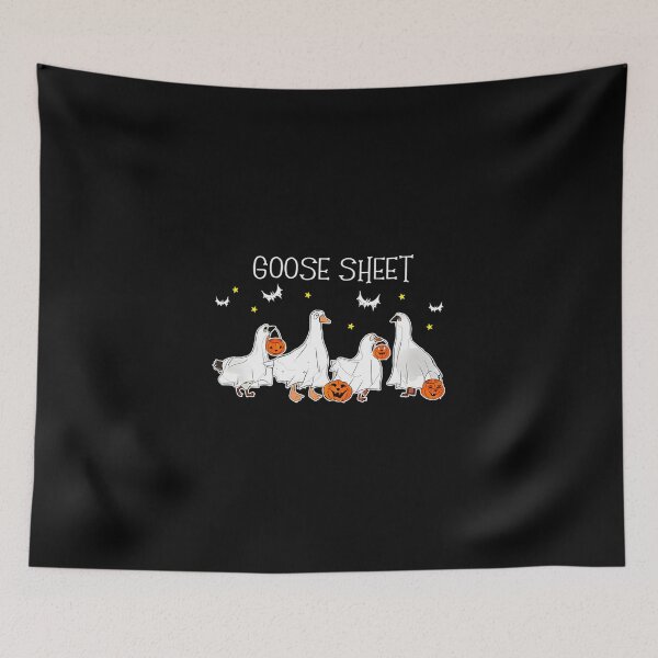Item preview, Goose Sheet Funny Goose Lover Halloween designed and sold by FreshHub9.