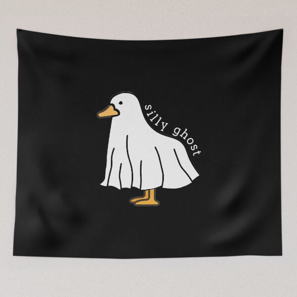 Item preview, Halloween Silly Goose. Silly Ghost. Spooky Goose designed and sold by FreshHub9.