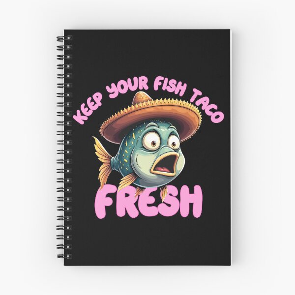 Item preview, Keep Your Fish Taco Fresh | Funny Cartoon Codfish designed and sold by NerdyWerks.