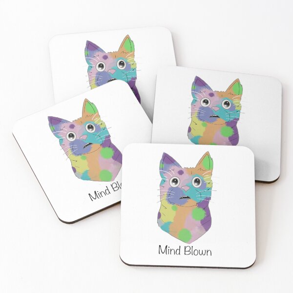 Item preview, Mind Blown Cat designed and sold by NorthyArts.