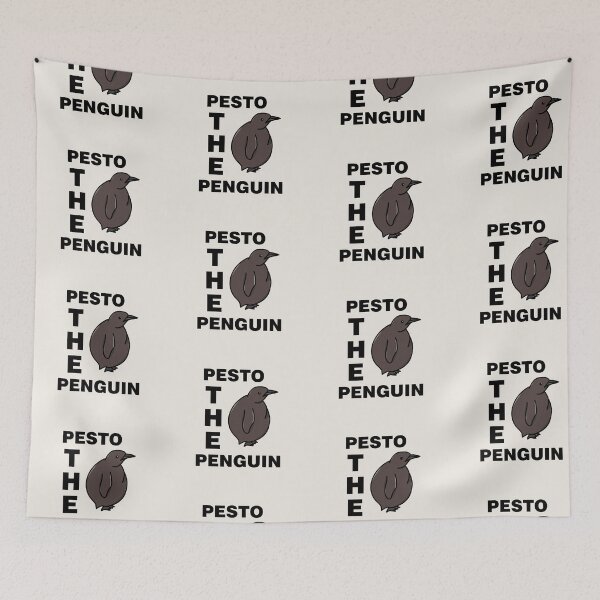 Item preview, Pesto The Penguin designed and sold by sheelatewatia.