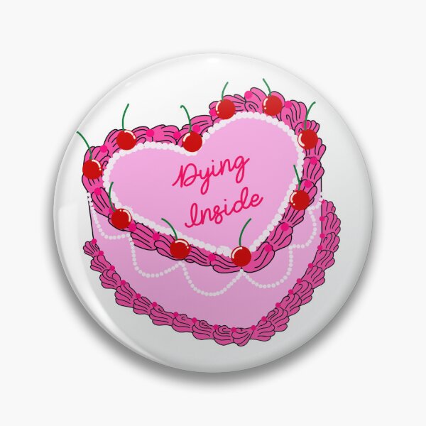 Item preview, Dying inside vintage cake  designed and sold by brooklex.