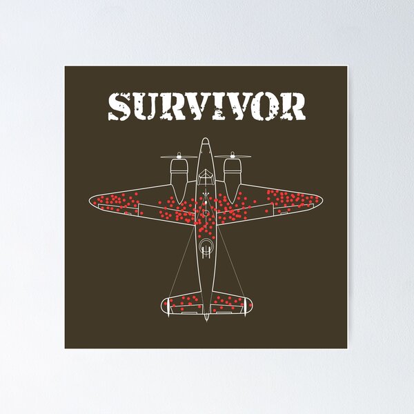 Item preview, Survivorship Bias Aircraft Damage Example designed and sold by QICuriosities.