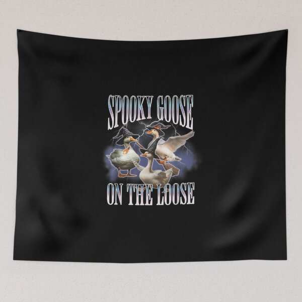 Item preview, Spooky Goose On The Loose Silly Goose Meme Retro Halloween designed and sold by FreshHub9.