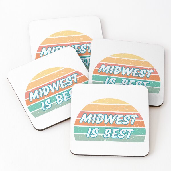 Item preview, Midwest is Best Midwestern Retro Stylized Design designed and sold by rosaliemillen.