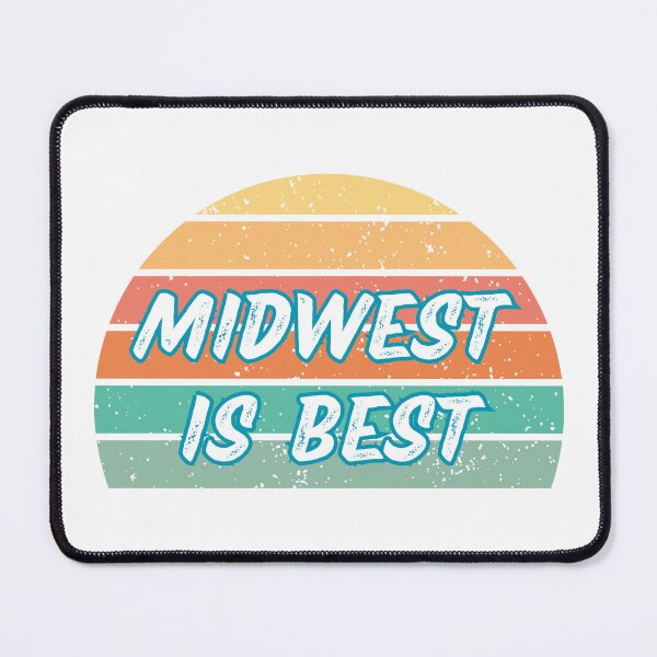 Item preview, Midwest is Best Midwestern Retro Stylized Design designed and sold by rosaliemillen.