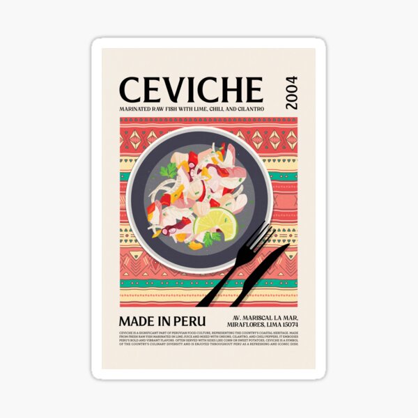 Item preview, Peru Ceviche Wall Art designed and sold by SurfolioPrints.