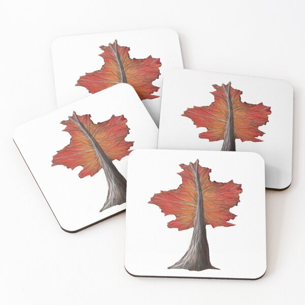 Item preview, Autumn Tree Inside A Leaf designed and sold by pen-art-ink.