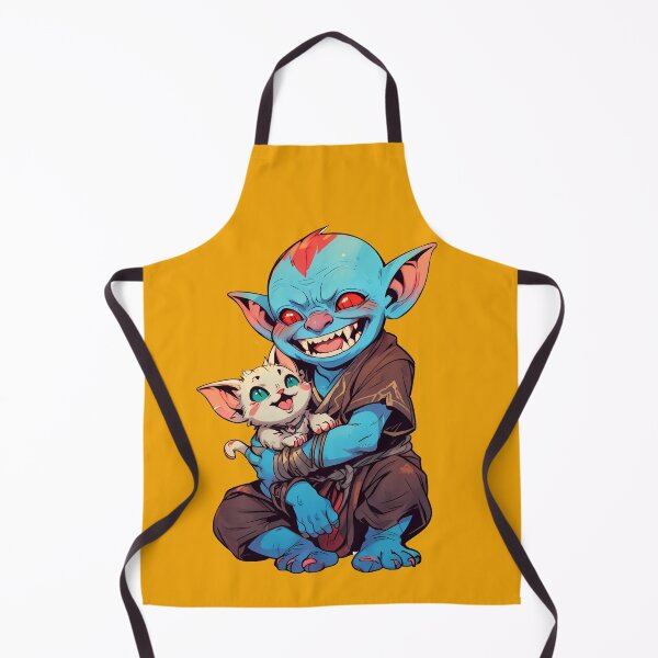 Aperçu de l'œuvre Troll avec un chaton mignon créée et vendue par Robertworkshop.