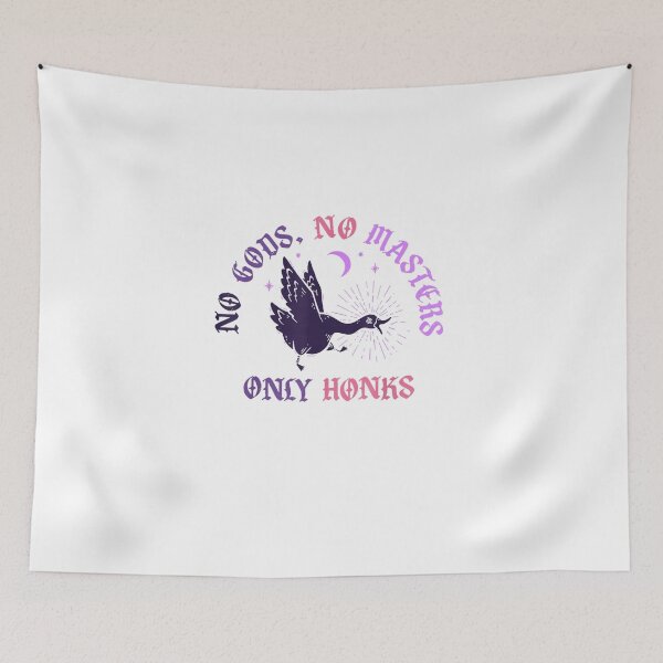 Item preview, No Gods, No Masters Only Honks Funny Witch Goose Halloween designed and sold by FreshHub9.