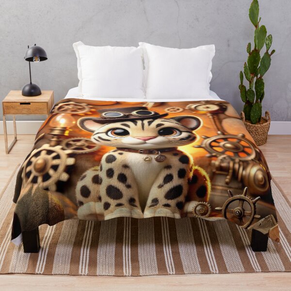 Item preview, Steampunk Clouded Leopard designed and sold by Sillytoe.