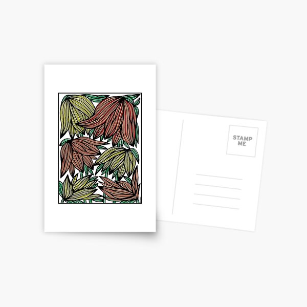 "Wild Sunset Blooms" Postcard