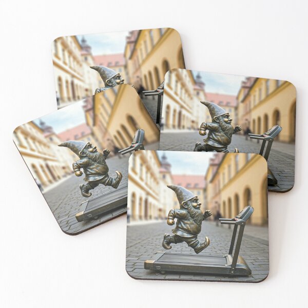 Item preview, Thinking of Wroclaw - Gnome on a Treadmill designed and sold by Purrfecta.