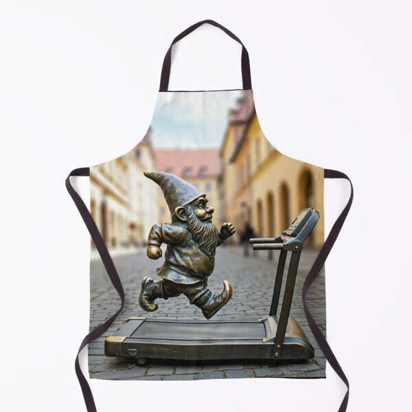 Item preview, Thinking of Wroclaw - Gnome on a Treadmill designed and sold by Purrfecta.