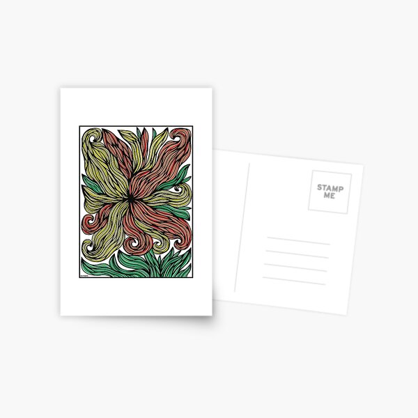"Golden Ember" Postcard