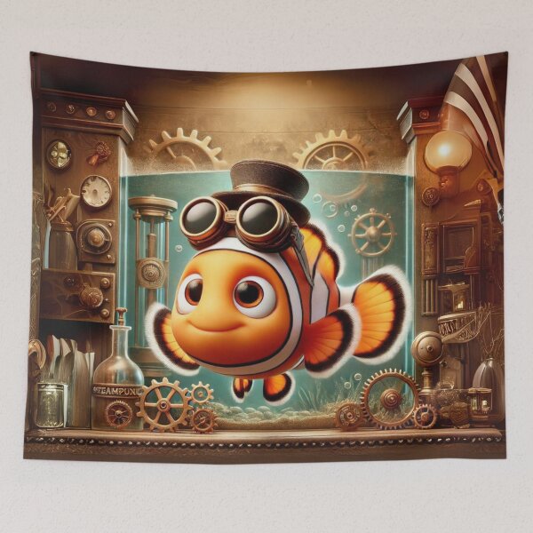 Item preview, Steampunk Clownfish designed and sold by Sillytoe.