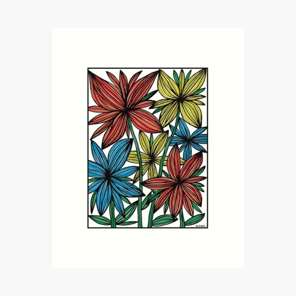 "Wildflower Symphony" Art Print
