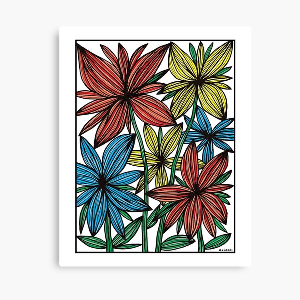 "Wildflower Symphony" Canvas Print