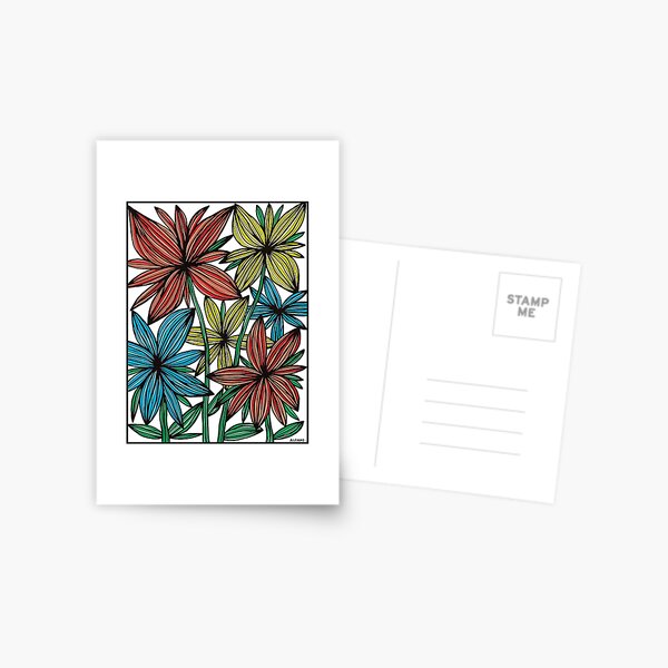 "Wildflower Symphony" Postcard