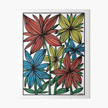 "Wildflower Symphony" Art Board Print