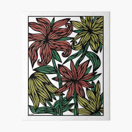"Sunfire Blossoms" Art Board Print