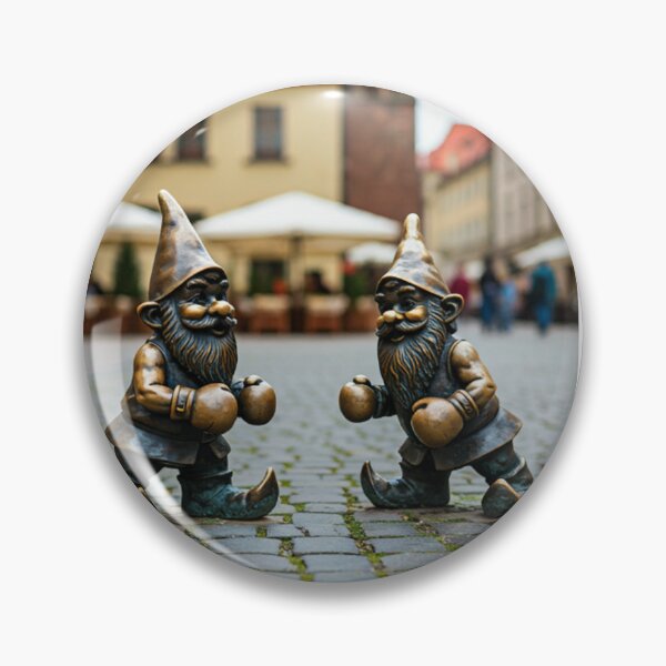 Item preview, Thinking of Wroclaw - Two Gnomes Boxing designed and sold by Purrfecta.