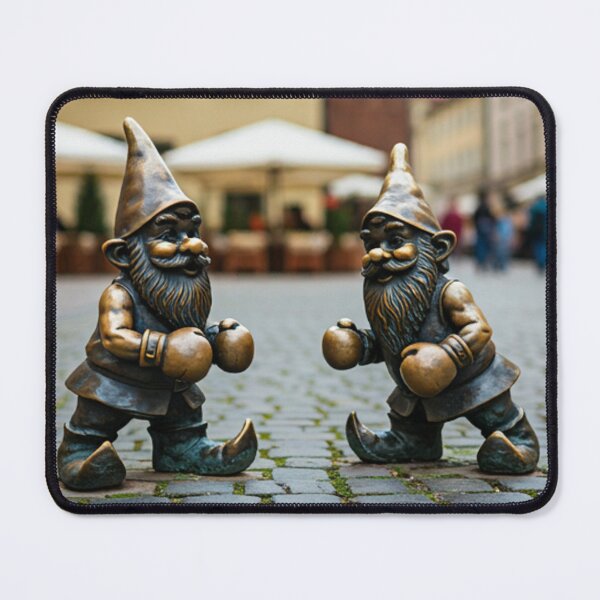 Item preview, Thinking of Wroclaw - Two Gnomes Boxing designed and sold by Purrfecta.