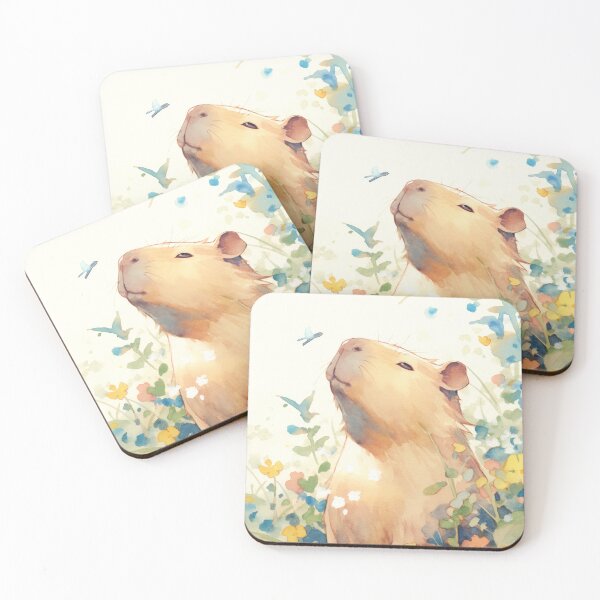 Item preview, Capybara Daydream in the Meadow designed and sold by AshiraCreations.