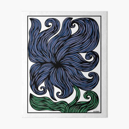 "Ocean Breeze Bloom" Art Board Print