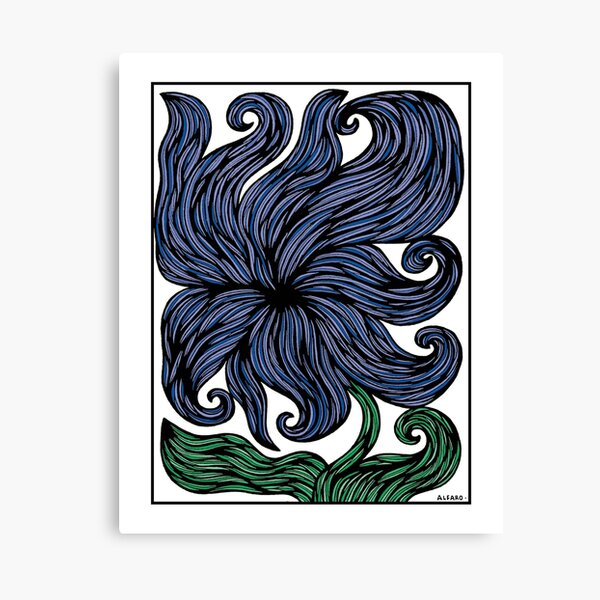 "Ocean Breeze Bloom" Canvas Print