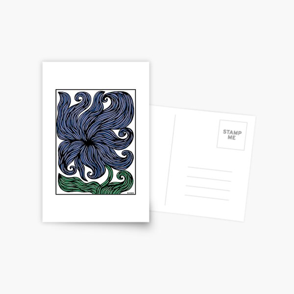 "Ocean Breeze Bloom" Postcard