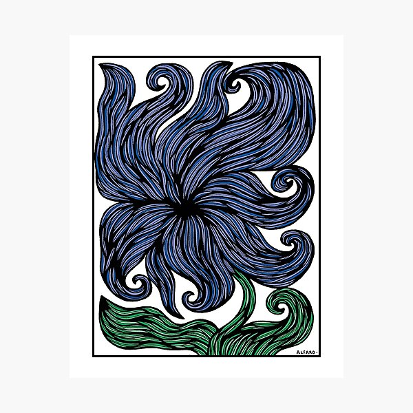 "Ocean Breeze Bloom" Photographic Print
