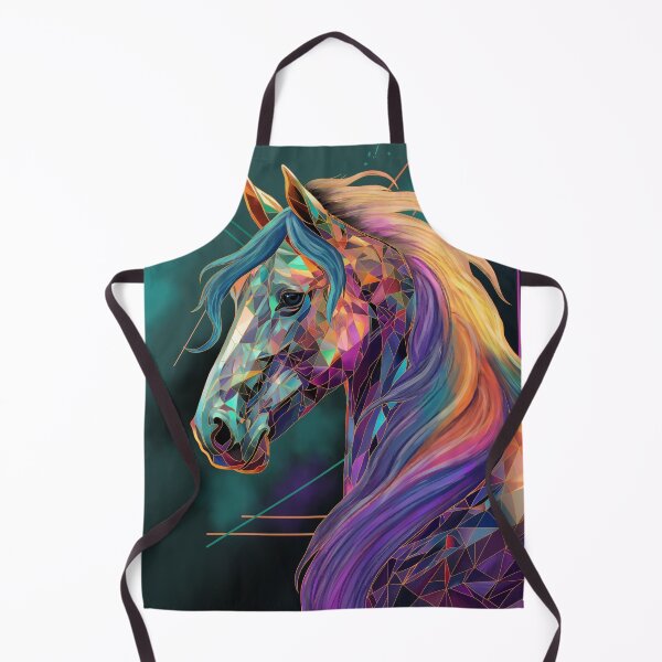 Item preview, Colorful Geometric Abstract Horse designed and sold by DappledMoon.