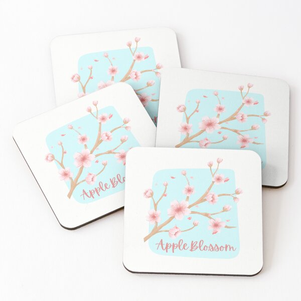 Artikelvorschau, Arkansas State Apfelblüten-Blumen-Aquarell-klassisches T-Shirt Sticker entworfen und verkauft von ThinkNature!.