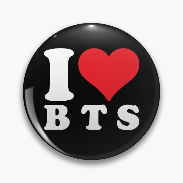 Item preview, I Love BTS designed and sold by PaintedPixels01.