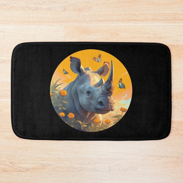 Item preview, Black Rhino // endangered animals // black rhinoceros // Africa  designed and sold by SMARTKIT  DESIGNAGENCY.