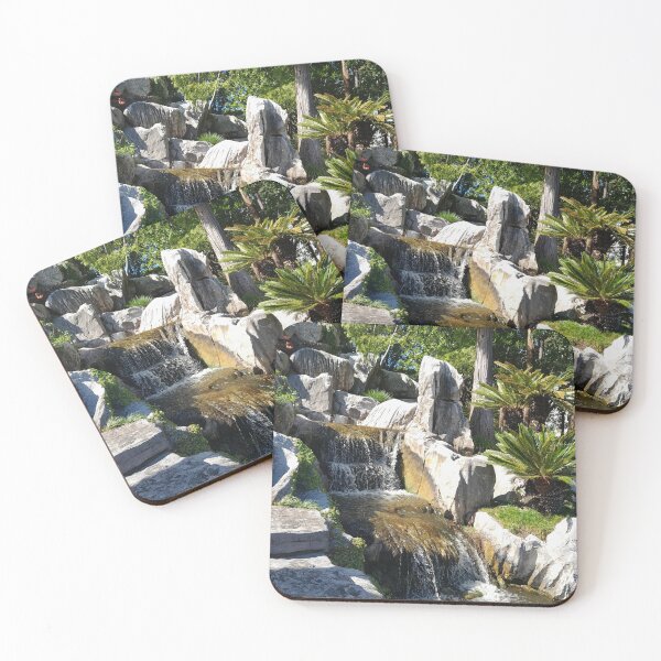 Item preview, Photograph of a Serene Waterfall in a Chinese Garden designed and sold by Giftables.