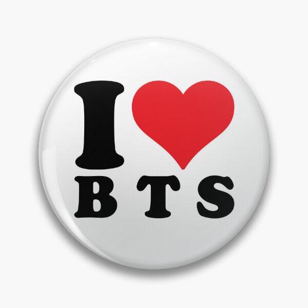 Artikelvorschau, Ich liebe BTS entworfen und verkauft von PaintedPixels01.