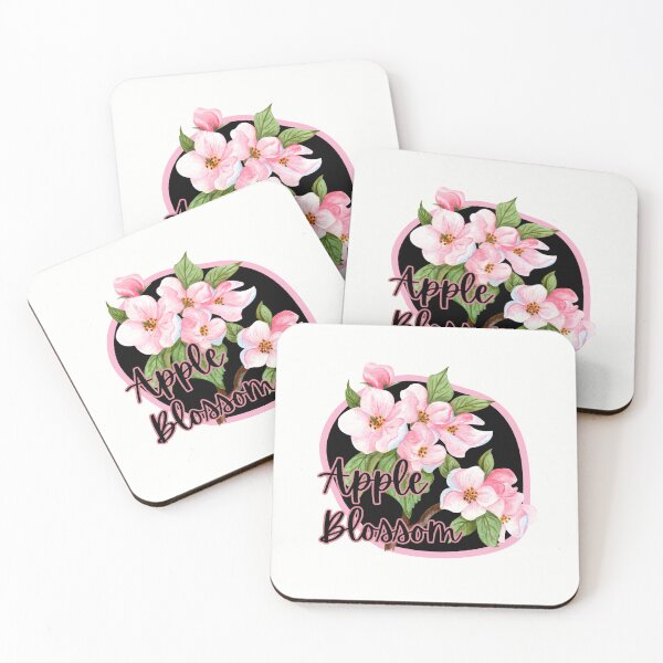 Artikelvorschau, Arkansas State Apfelblüten-Blumen-Aquarell-klassisches T-Shirt Sticker entworfen und verkauft von ThinkNature!.