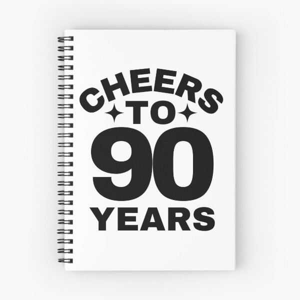 Item preview, Cheers to 90 Years - Birthday or Anniversary Celebration designed and sold by highflycrafts.