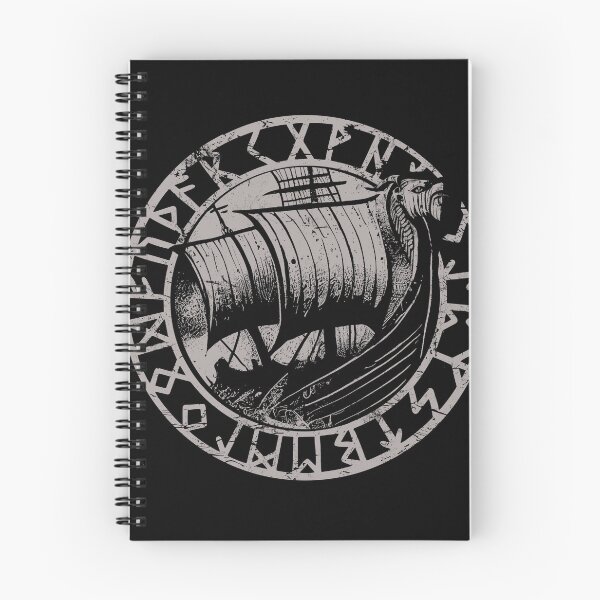 Item preview, Viking Ship with Runes | Norse Exploration and Culture designed and sold by TurtleDojo.