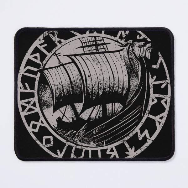 Item preview, Viking Ship with Runes | Norse Exploration and Culture designed and sold by TurtleDojo.