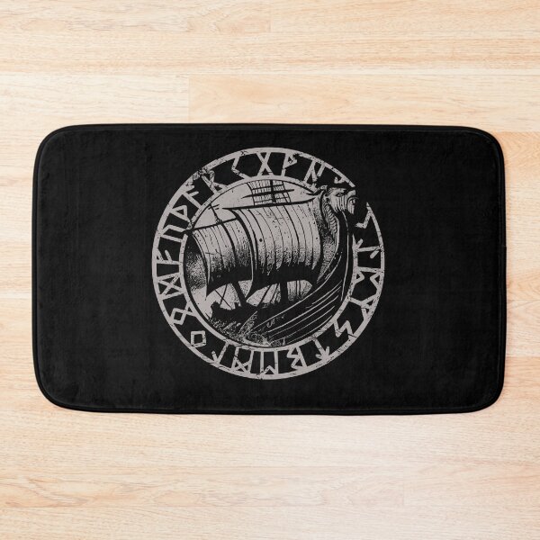 Item preview, Viking Ship with Runes | Norse Exploration and Culture designed and sold by TurtleDojo.