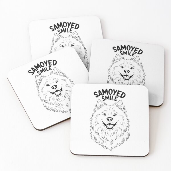 Item preview,  Trendy and cute minimalist Samoyed designed and sold by mpwme.